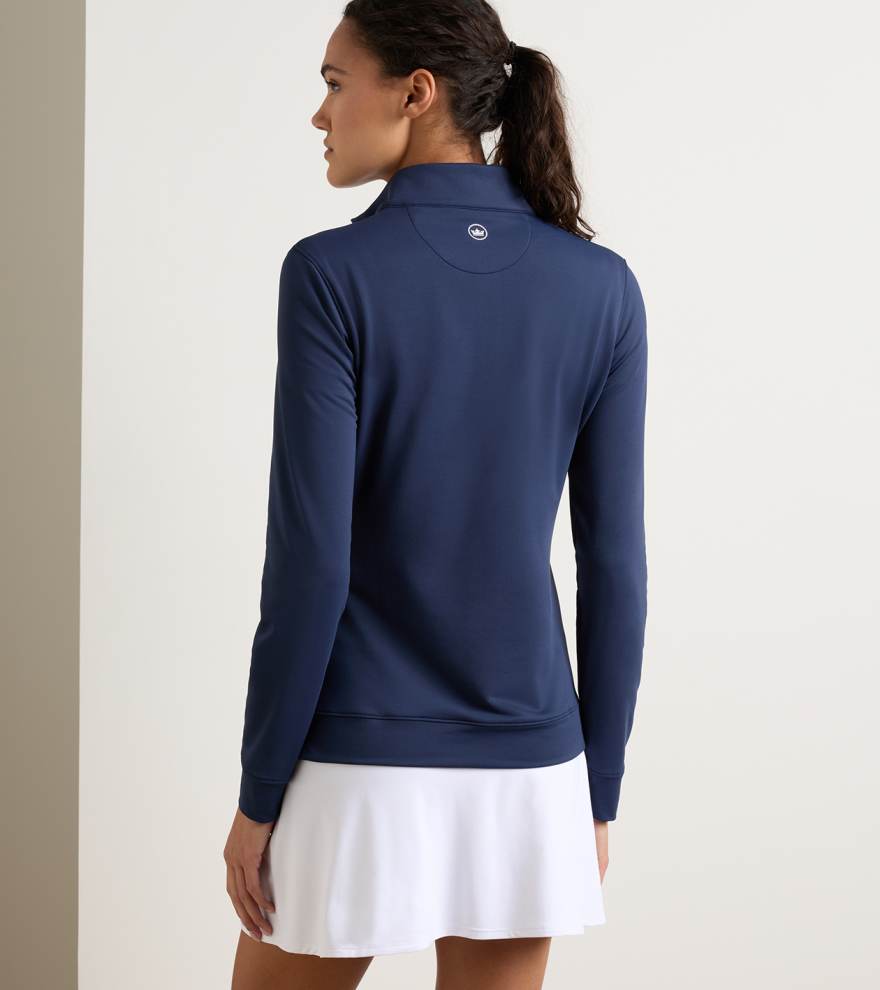Women's Essential Perth Quarter Zip - Navy