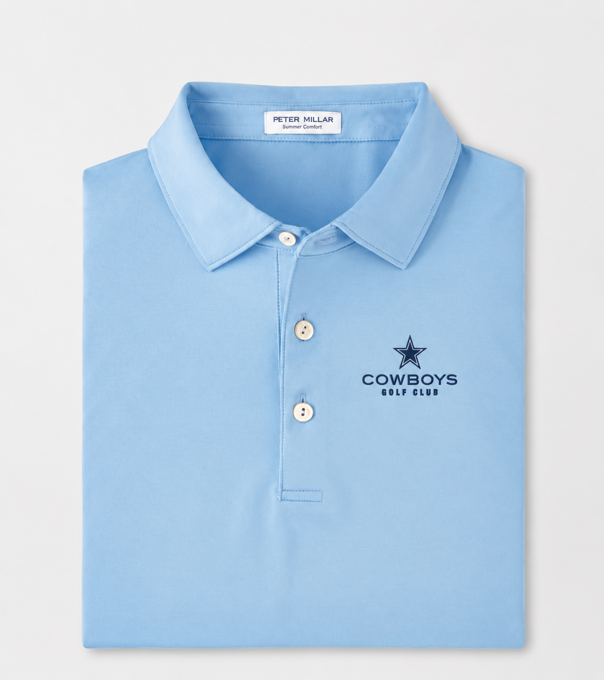 Men's Solid Performance Jersey Polo - Cottage Blue