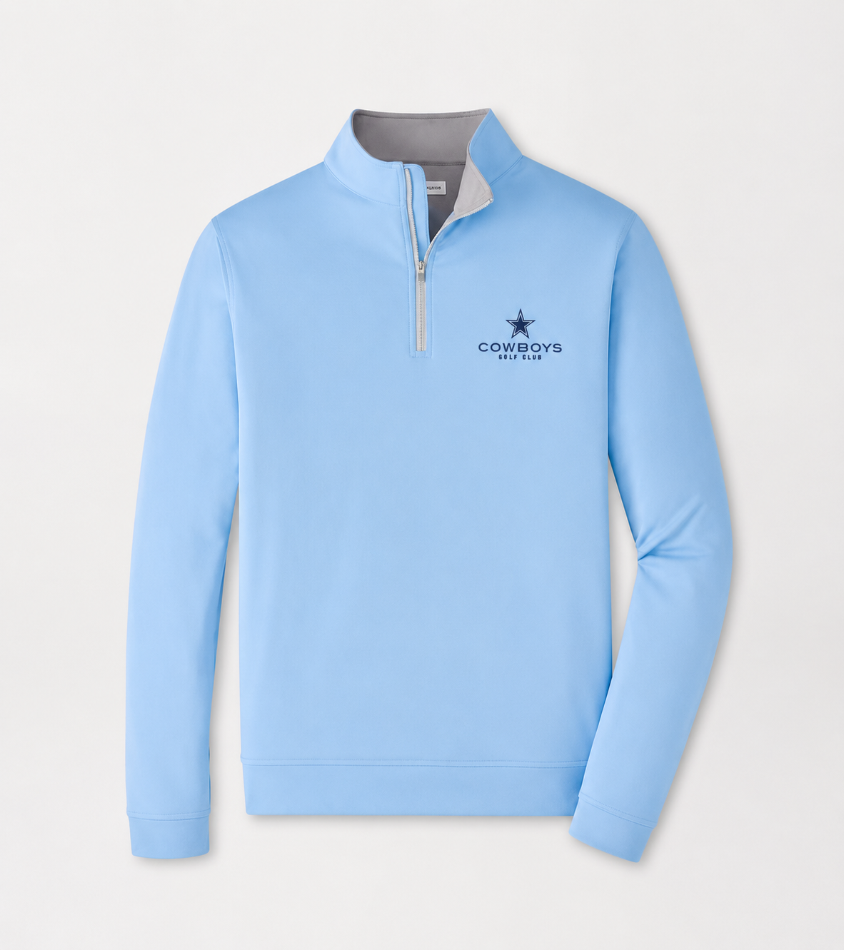 Men's Perth Performance Quarter Zip - Cottage Blue