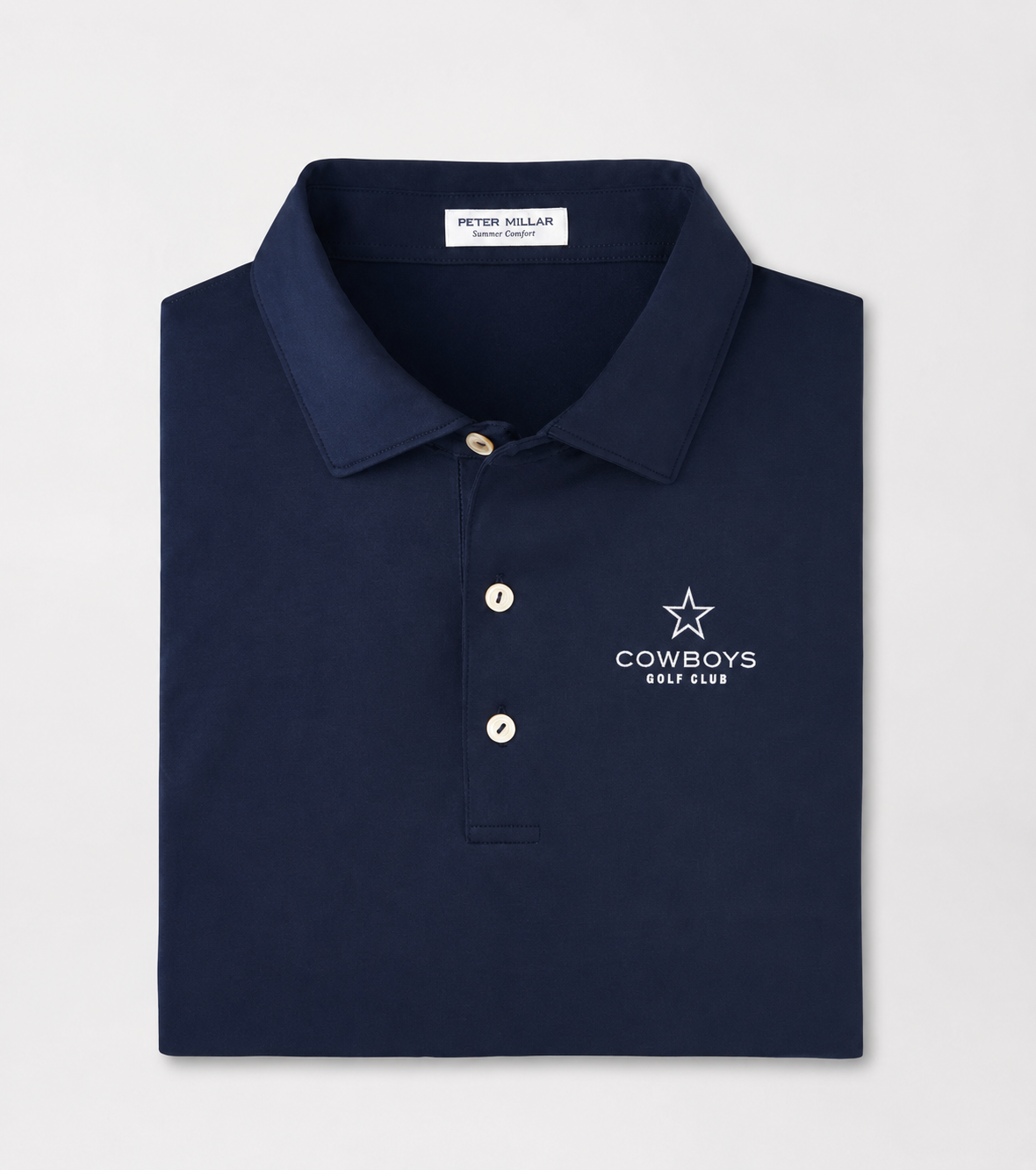Men's Solid Performance Jersey Polo - Navy