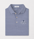 Men's Hales Performance Jersey Polo - Striped Navy
