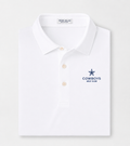 Men's Solid Performance Jersey Polo - White