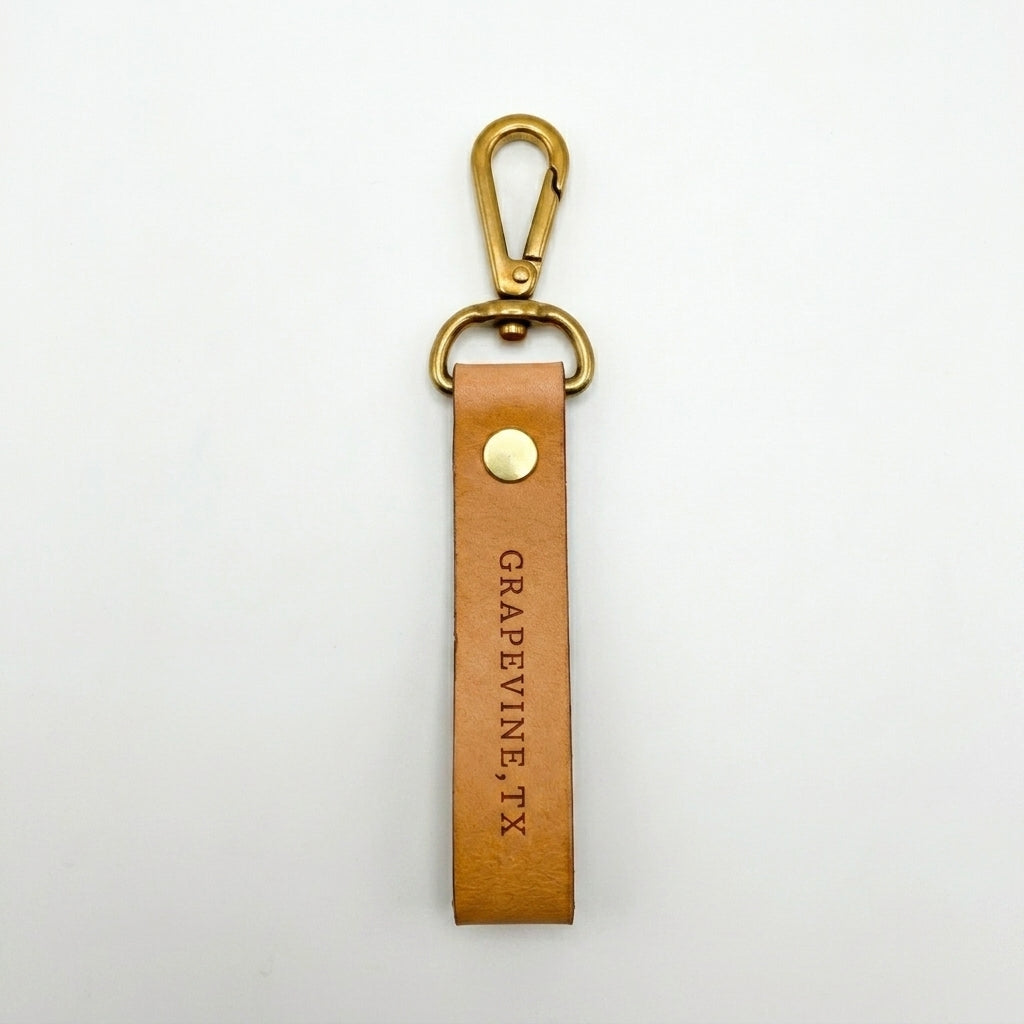Leather Loop Keychain