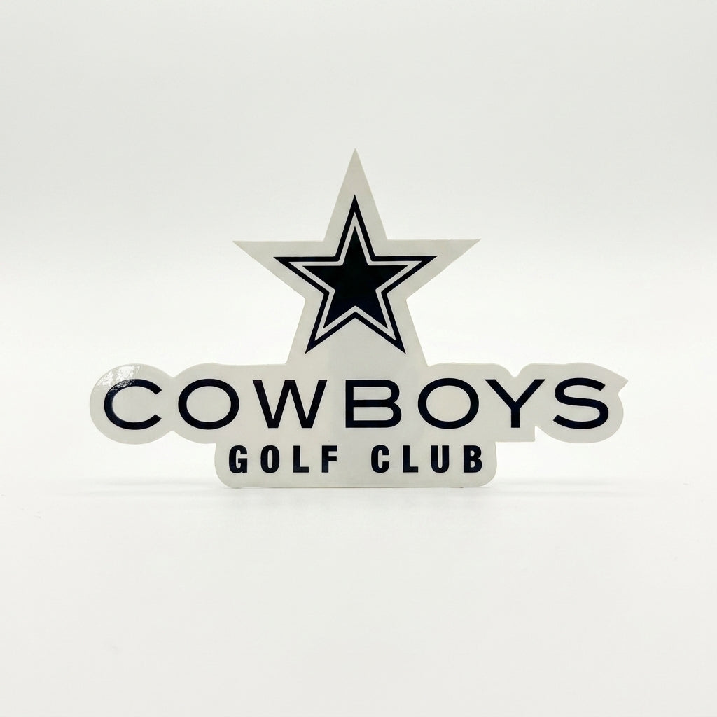 Cowboys Golf Club Logo Sticker