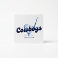 Golf Script Sticker