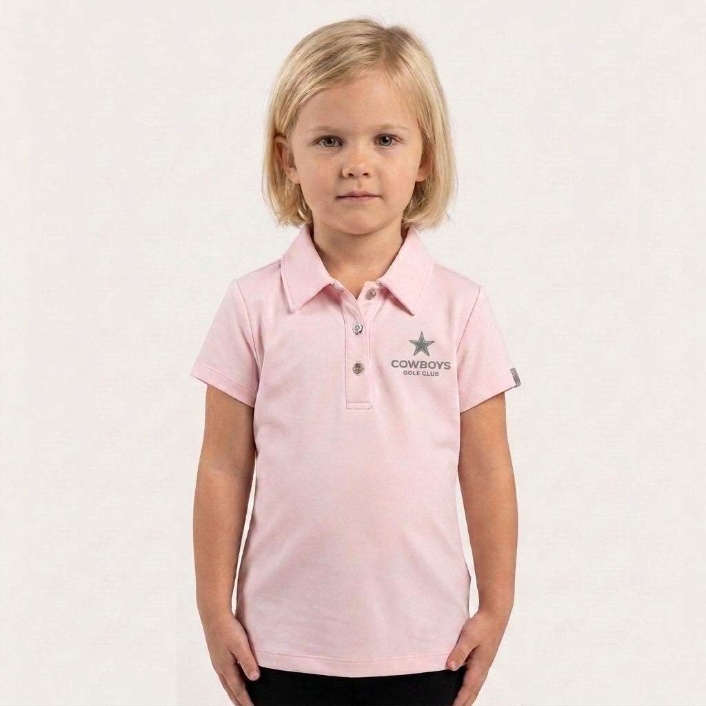 Youth - Pink Solid Polo