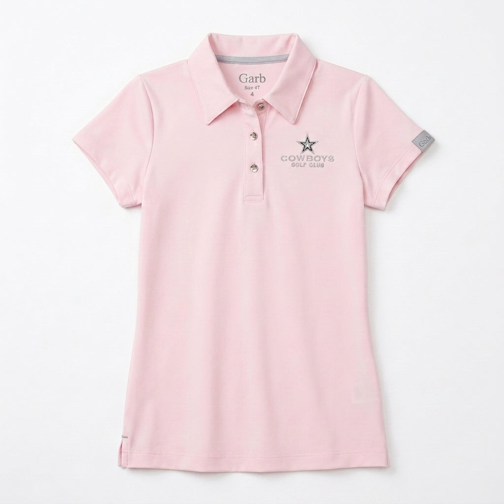 Youth - Pink Solid Polo