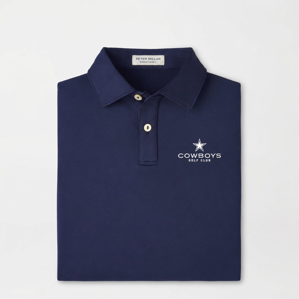 Youth Solid Performance Polo - Navy